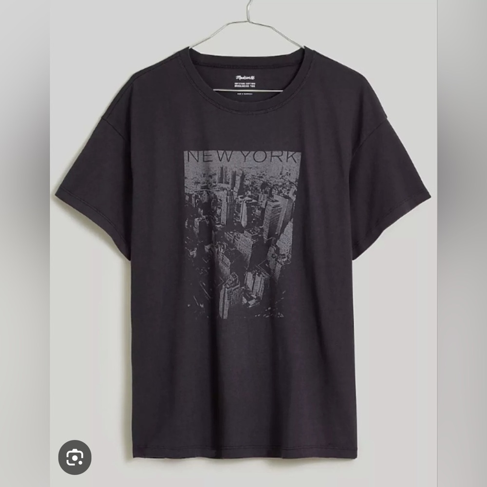 Madewell NYC graphic oversized tee M